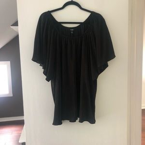 Roz & Ali flutter sleeve blouse - plus size 3x